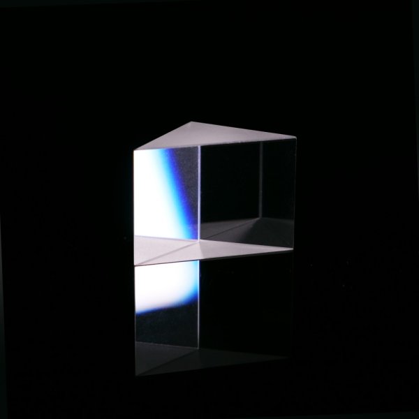 Calcium fluoride optical prism